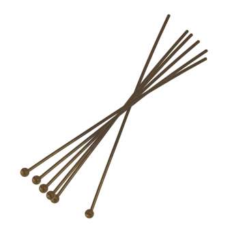 Stift zum Fädeln (100 Stück), 50X1mm, bronzefarben bronzefarben