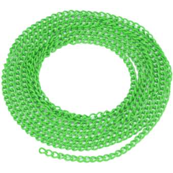 Schmuckkette, 20cm, 3mm breit, grasgrün grasgrün