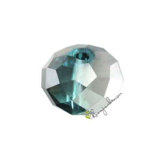 Glasschliffperle, briolette, 8X6mm, verschiedene Farben und Effekte 