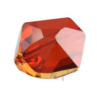 Swarovski Cosmic Bead (5532), 12mm, Crystal Red Magma (001 REDM) 001 REDM Crystal Red Magma