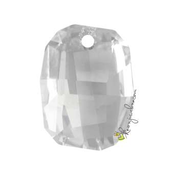 Swarovski Graphic Pendant (6685), 19 mm, Crystal (001) 001 Crystal