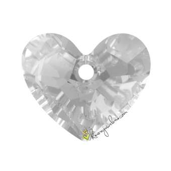 Swarovski Truely in Love Heart (6264), 18 mm, Crystal (001) 001 Crystal