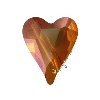 Swarovski Wild Heart Bead (5743), 12 mm, Crystal Copper 'V' (001 COPPV) 001 COPPV Crystal Copper 'V'
