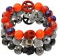 Chessboard Perlen Armband Set