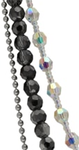 Runde Glasschliffperlen Schmuck